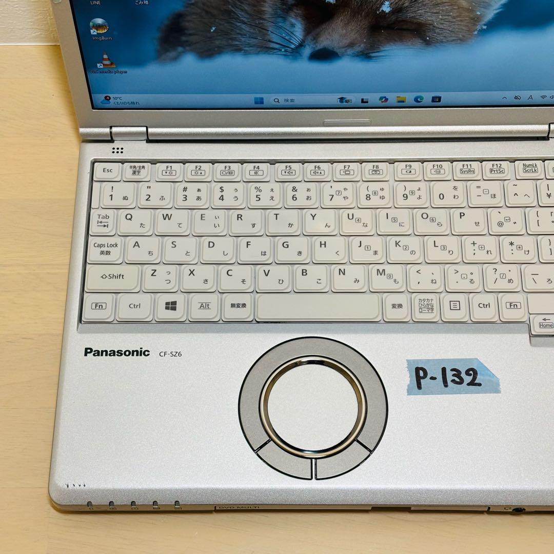 レッツノート PC Windows11 SSD DVD オフィス付き P-132