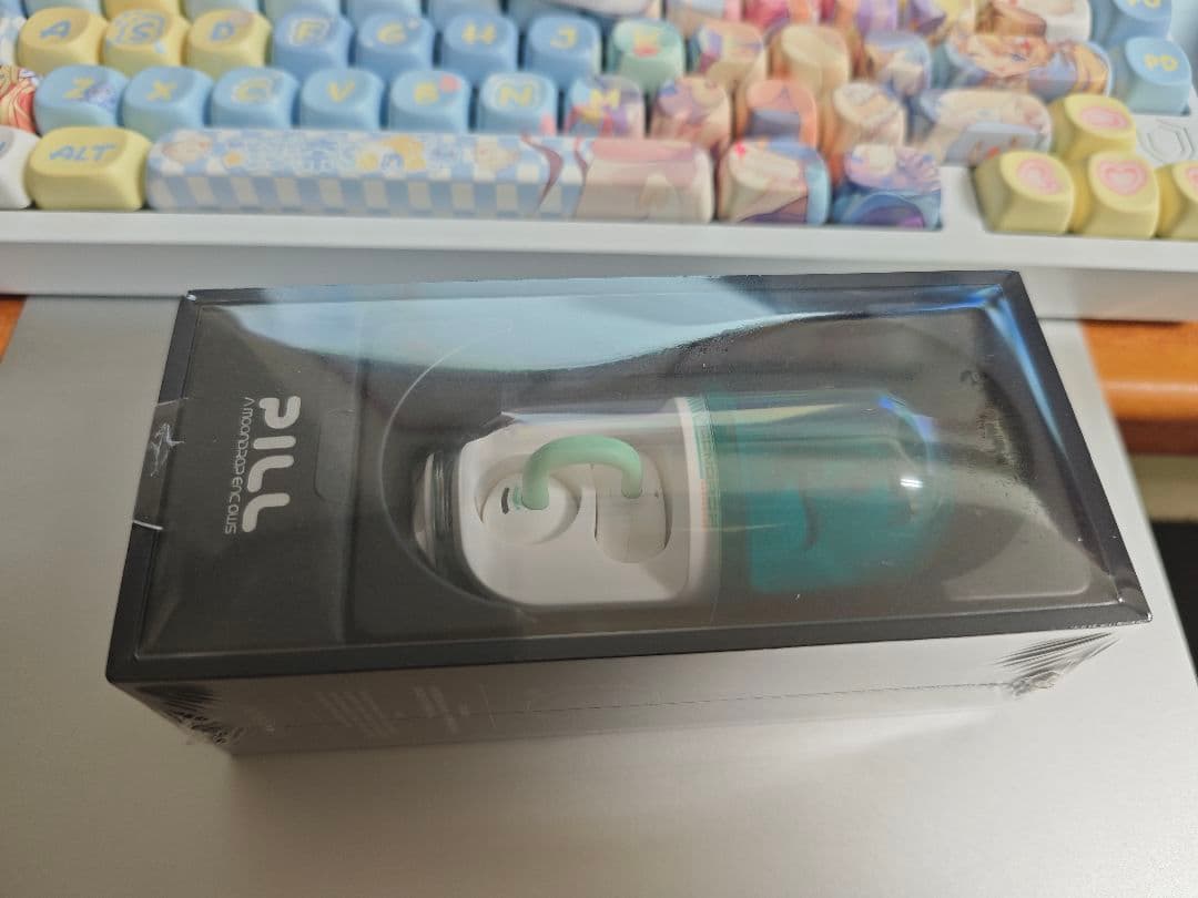 水月雨 MOONDROP PILL 緑 新品未開封 ストラップと回転ロッカー付き