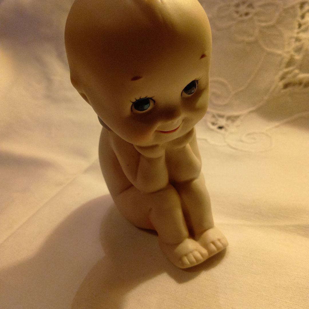 ♥くりくりお目目が可愛いヴィンテージ　ビスクドール　キューピーD ミニョネット