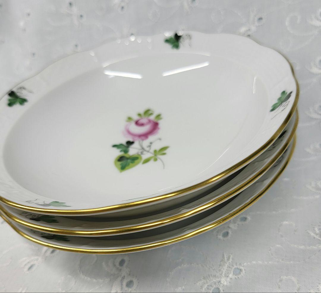 美品✨ヘレンド ウィーンの薔薇 サラダ フルーツ ボウル 小皿 プレート②