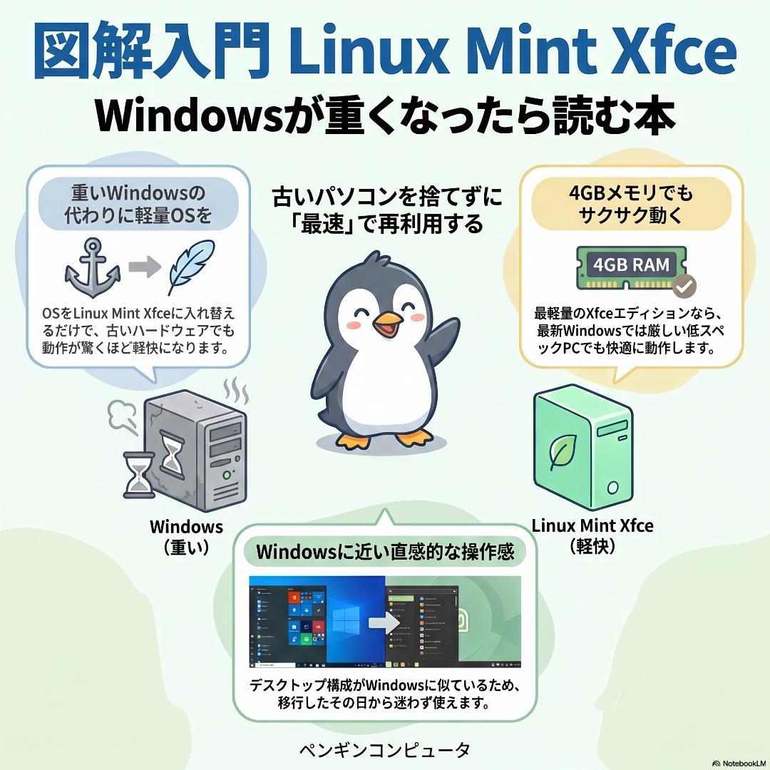 【LinuxMint】富士通ノート i5-8350U/4GB/SSD128GB