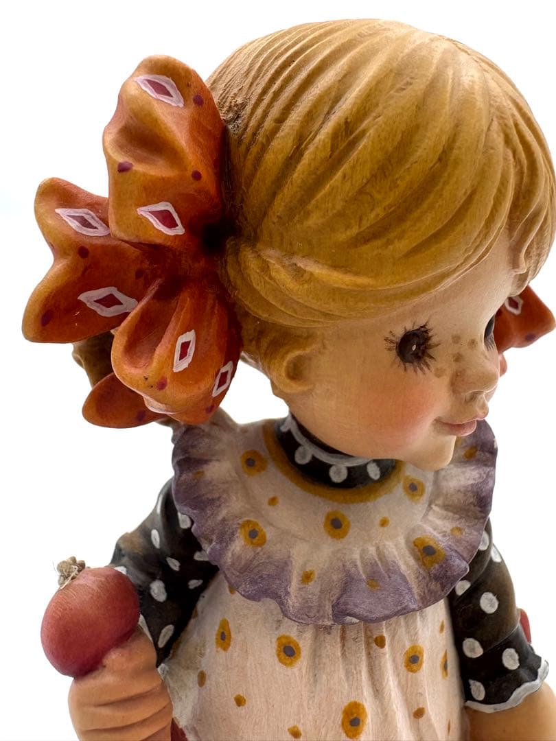 希少　ANRIアンリ　サラ・ケイ【Let’s Play】木彫り人形約16.5cm