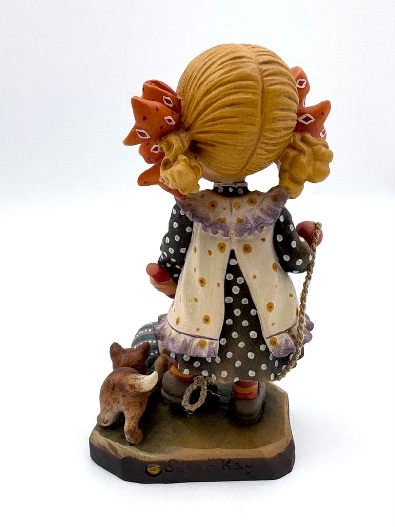 希少　ANRIアンリ　サラ・ケイ【Let’s Play】木彫り人形約16.5cm