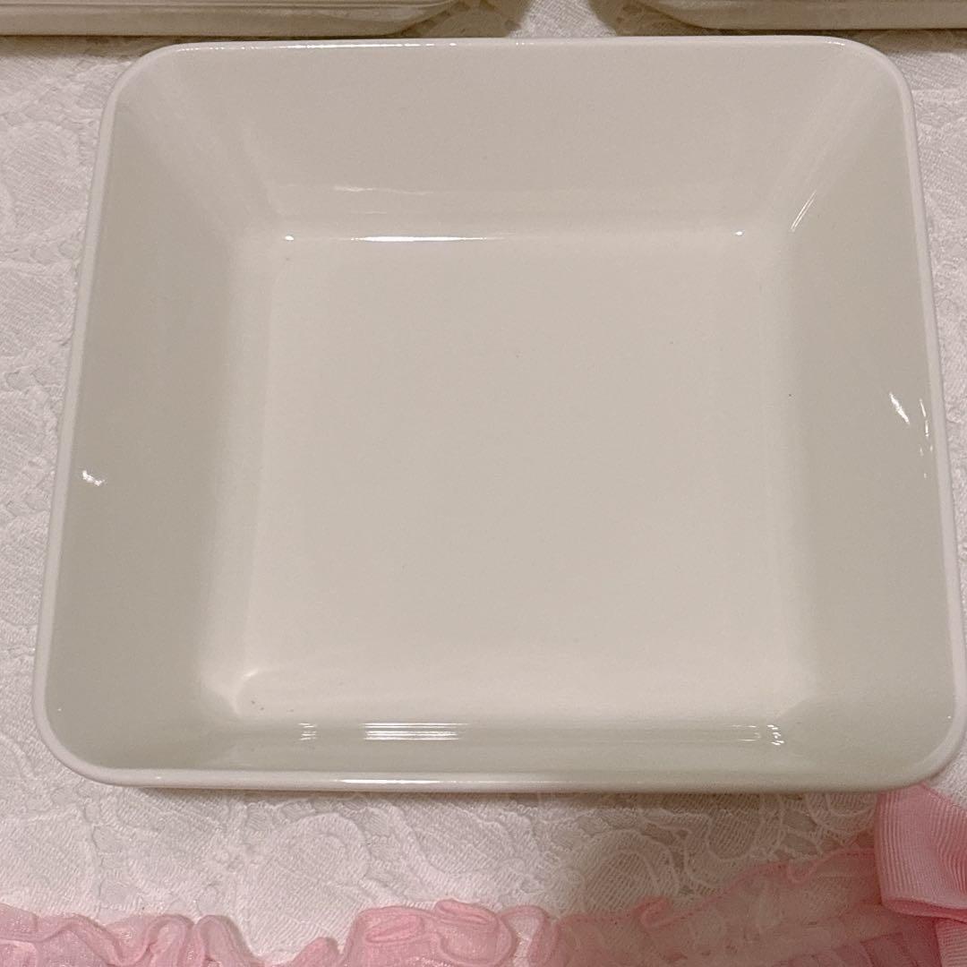 未使用品 イッタラ ティーマ スクエアプレート ホワイト スクエア