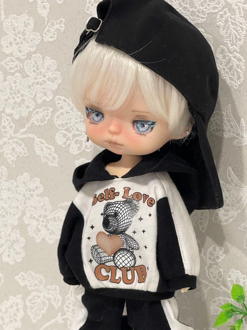 ー専用ーモンストドールカスタム　入れ目♡白髪のノア♡男の子