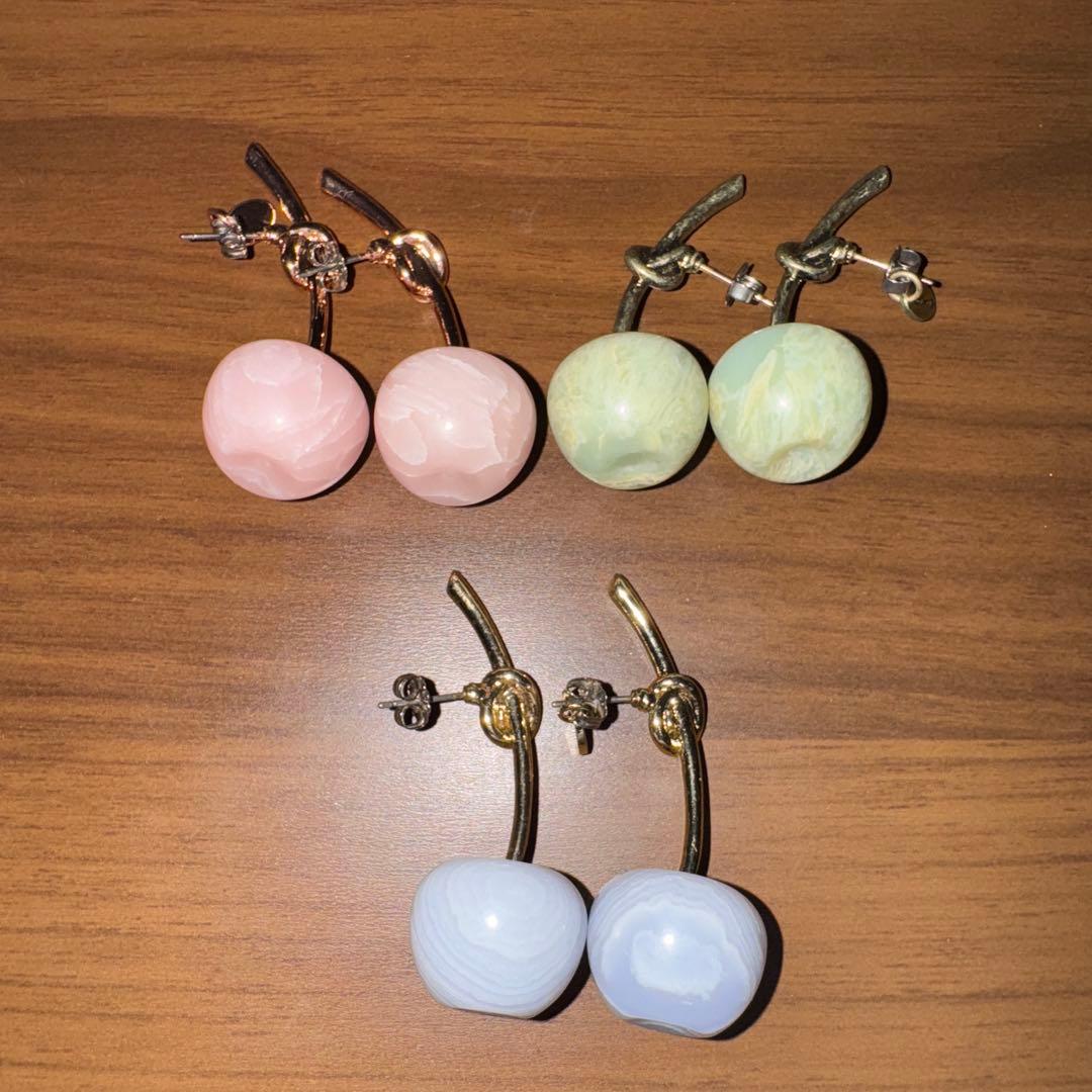 liquem チェリー　ピアス　まとめ売り　バラ売り可