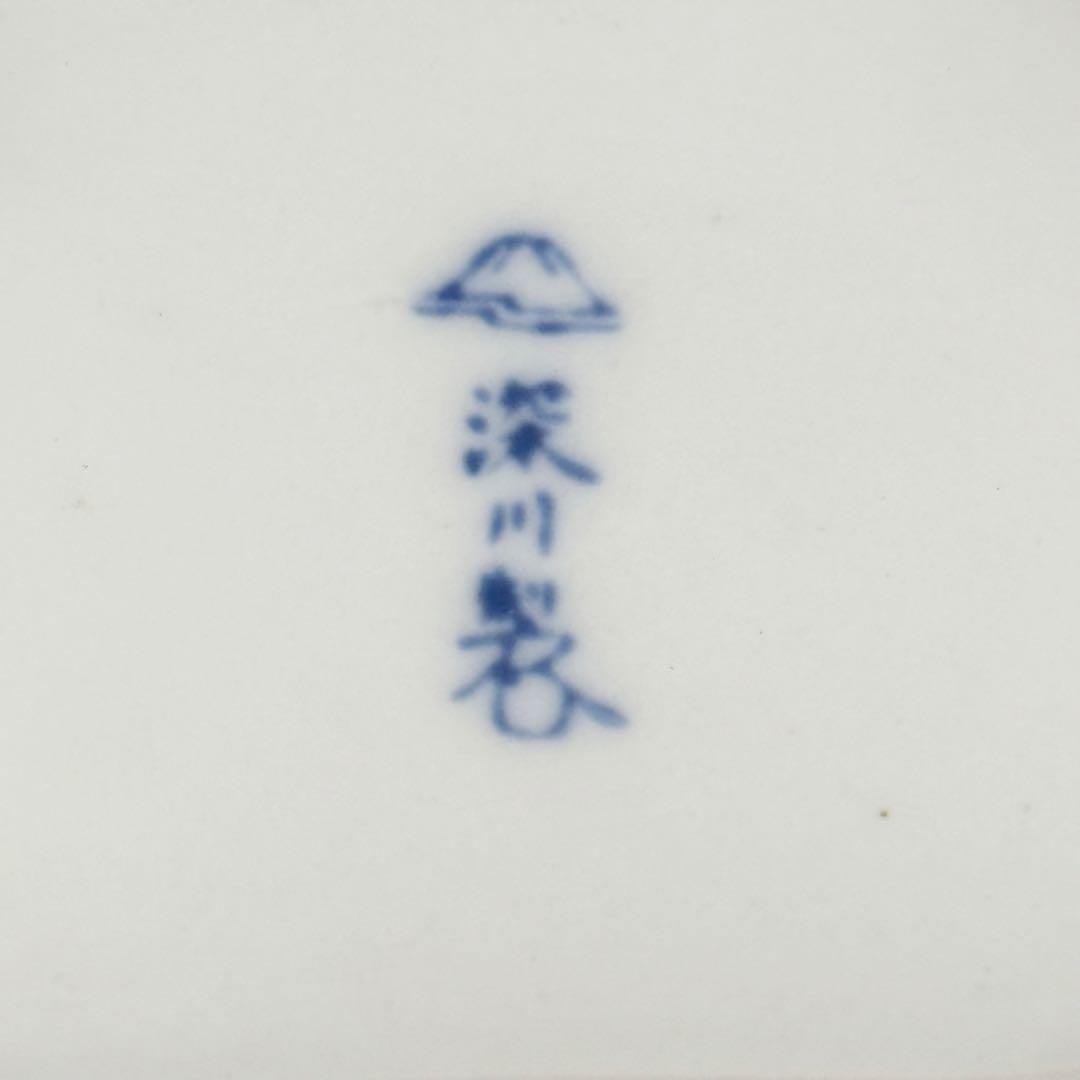 未使用品　木箱付き　宮内庁御用達　深川製　白鷺　花瓶　花器　フラワーベース　共箱