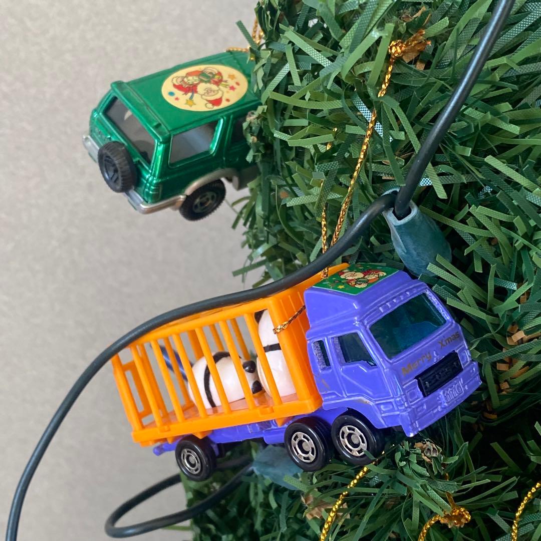 トミカ クリスマスツリー クリスマス仕様のスペシャルトミカ5台付き 当時物
