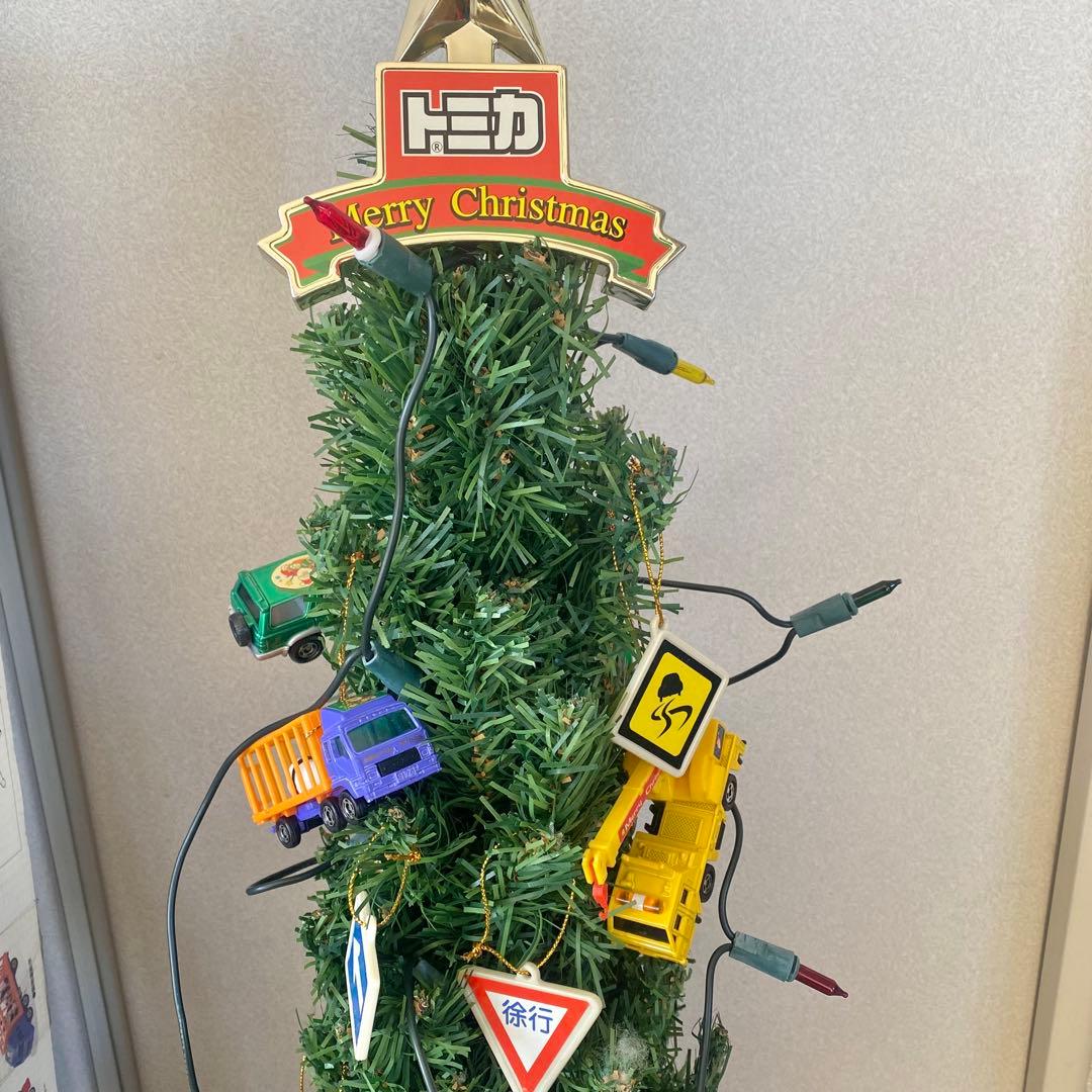 トミカ クリスマスツリー クリスマス仕様のスペシャルトミカ5台付き 当時物