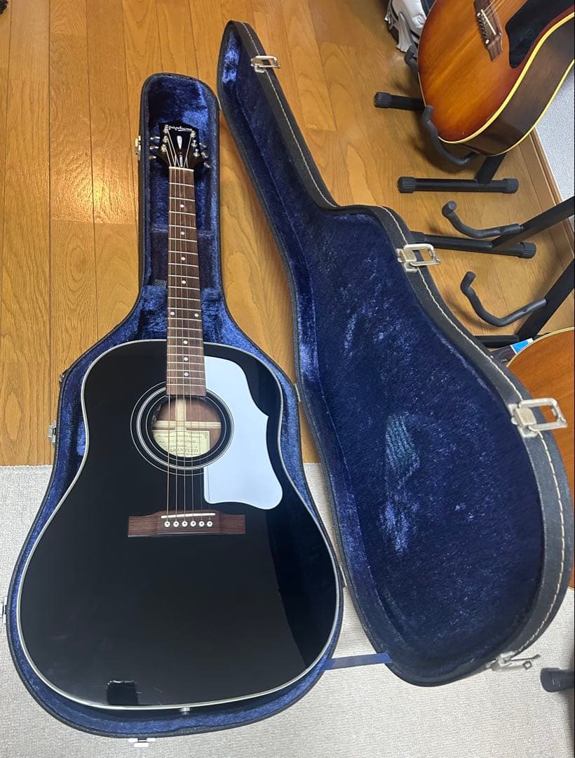 2016年製EPIPHONE のエレアコギター「AJ-45ME EB」