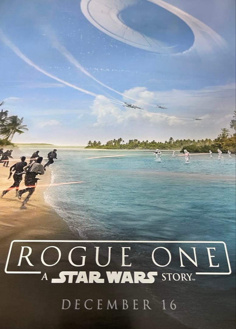 *枚数限定*映画館用両面印刷ポスターUS版:ローグワン スターウォーズストーリー