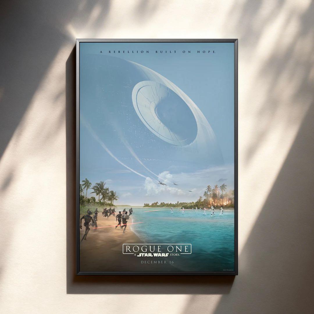 *枚数限定*映画館用両面印刷ポスターUS版:ローグワン スターウォーズストーリー