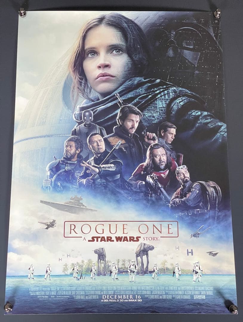 *枚数限定*映画館用両面印刷ポスターUS版:ローグワン スターウォーズストーリー