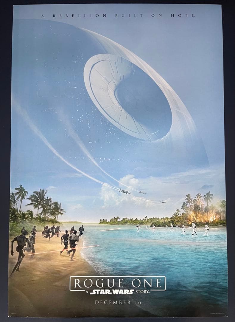 *枚数限定*映画館用両面印刷ポスターUS版:ローグワン スターウォーズストーリー