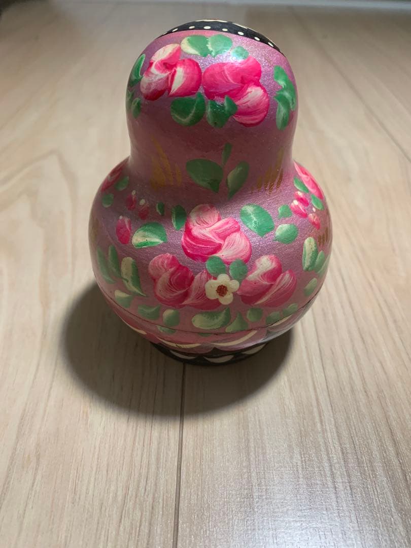 ロシア製マトリョーシカ 10体セット 花柄