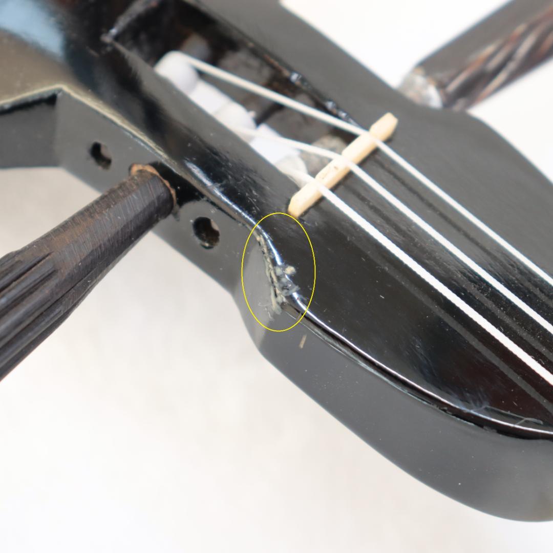 沖縄三線 蛇本皮 強化張り 民族楽器　琉球楽器　本体のみ