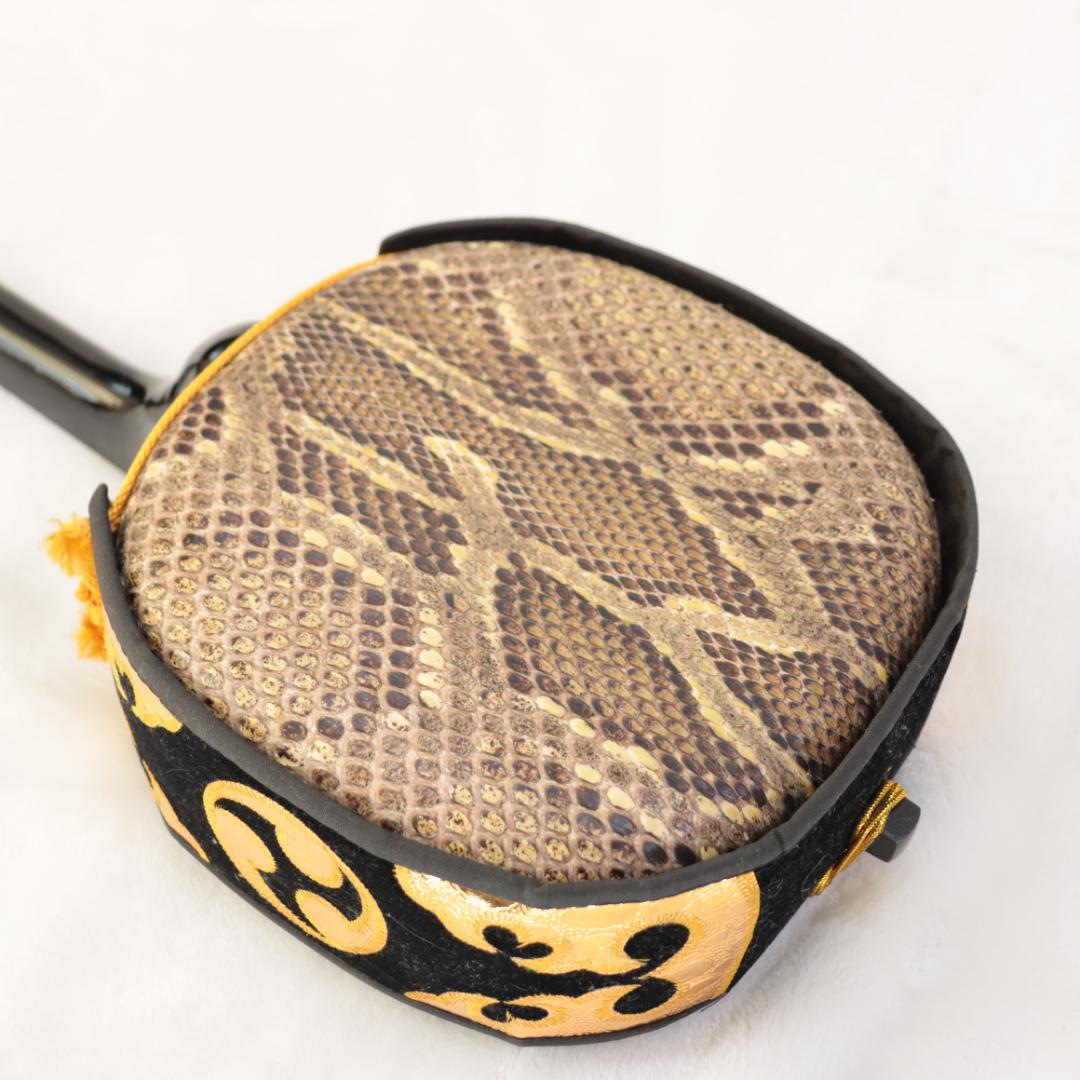 沖縄三線 蛇本皮 強化張り 民族楽器　琉球楽器　本体のみ