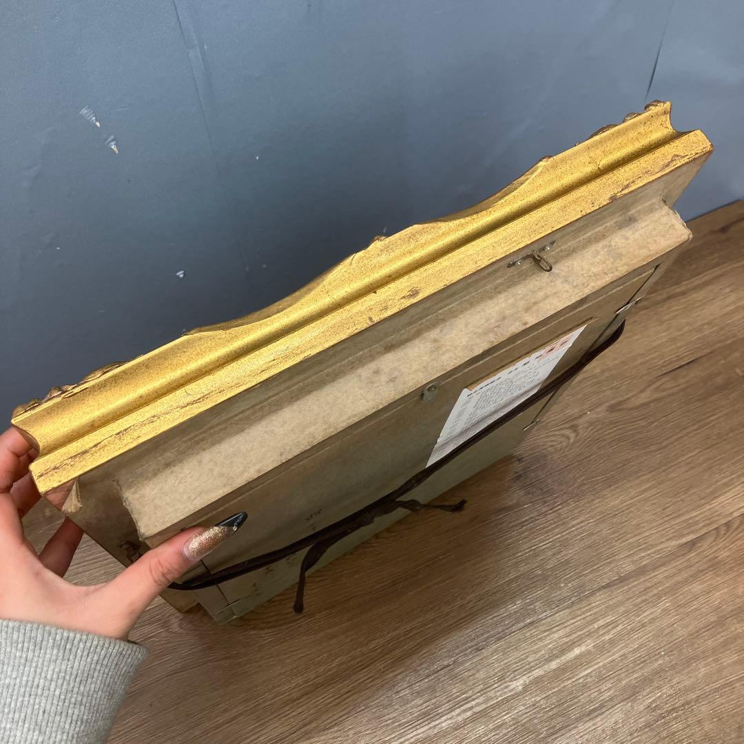 菊地義彦 油彩画 白木蓮 額装 独立美術協会 会友 真筆 絵画 額装 額縁