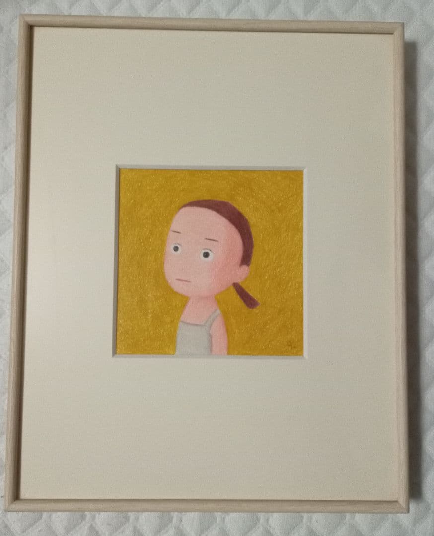 人物画 ポニーテールの女の子