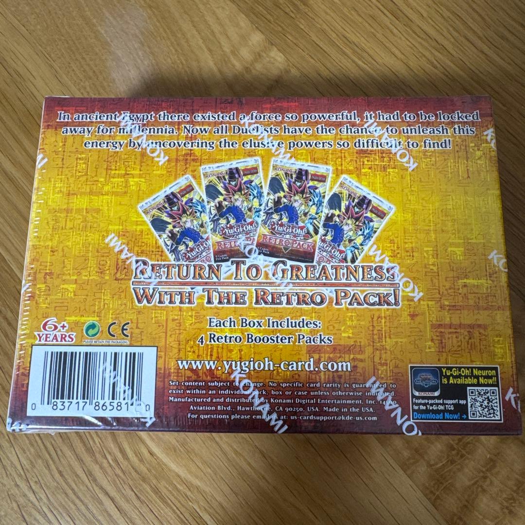 遊戯王OCG レトロパック　北米版　1箱