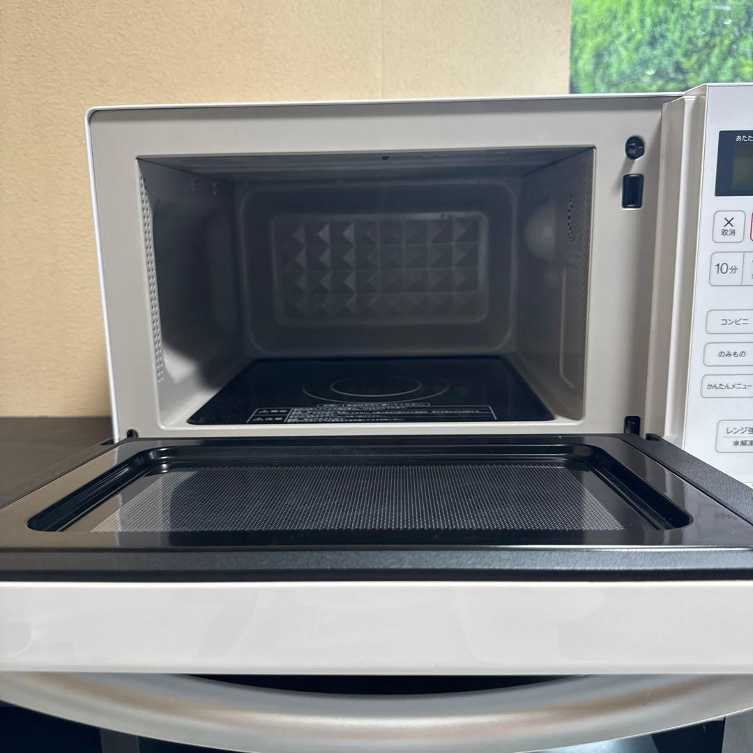 美品 Haier 2020年製 単機能電子レンジ ホワイト 18L ヘルツフリー