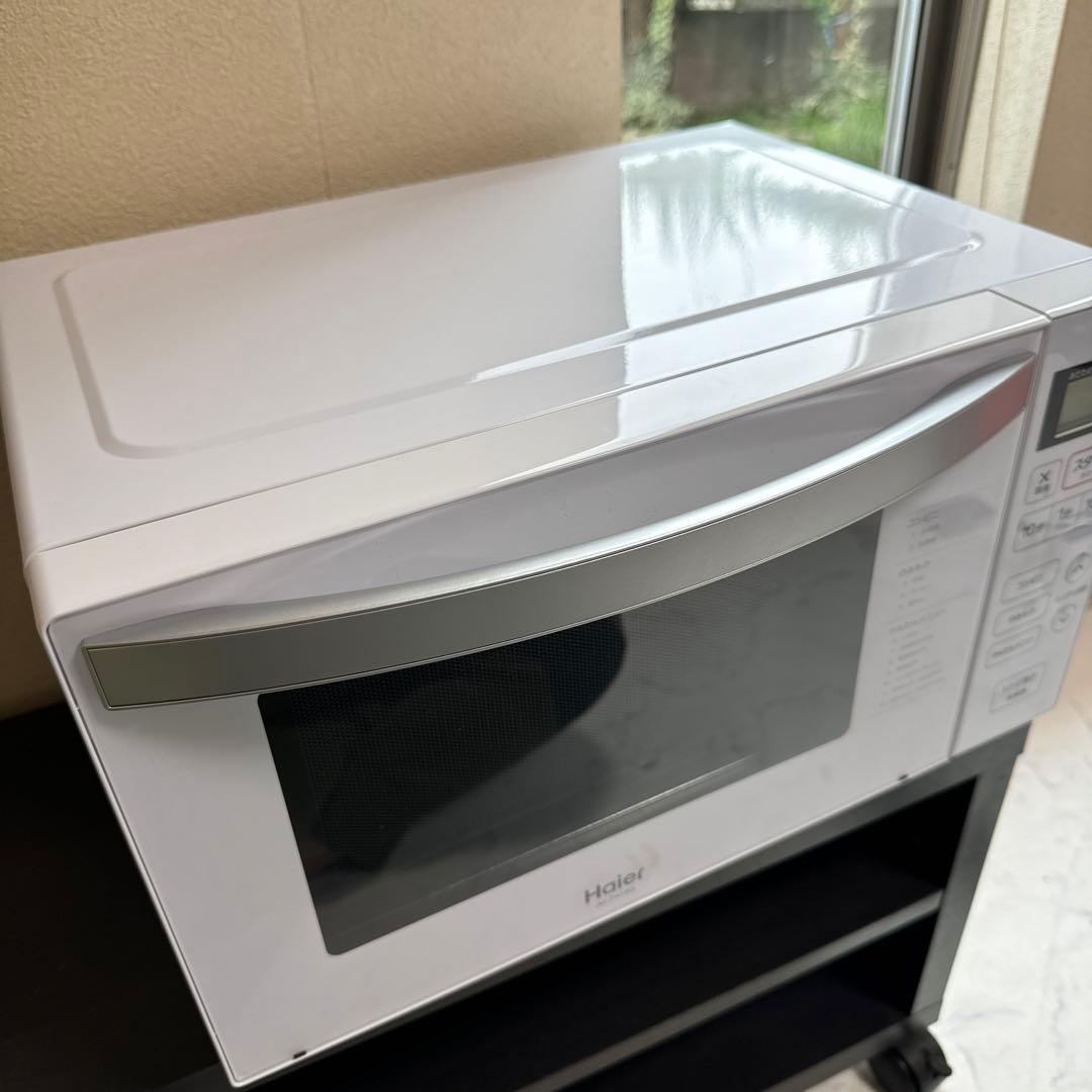 美品 Haier 2020年製 単機能電子レンジ ホワイト 18L ヘルツフリー