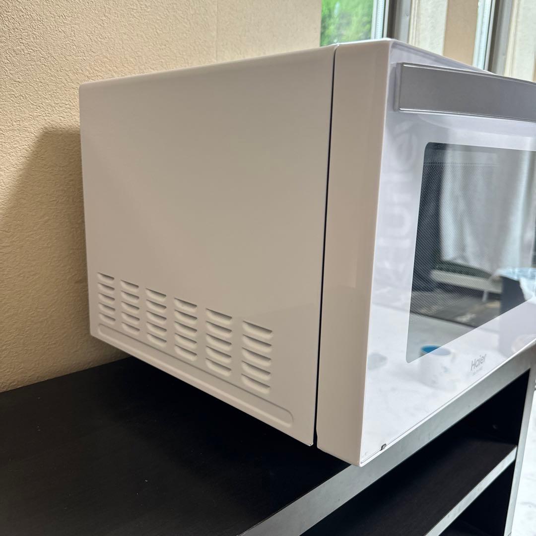 美品 Haier 2020年製 単機能電子レンジ ホワイト 18L ヘルツフリー