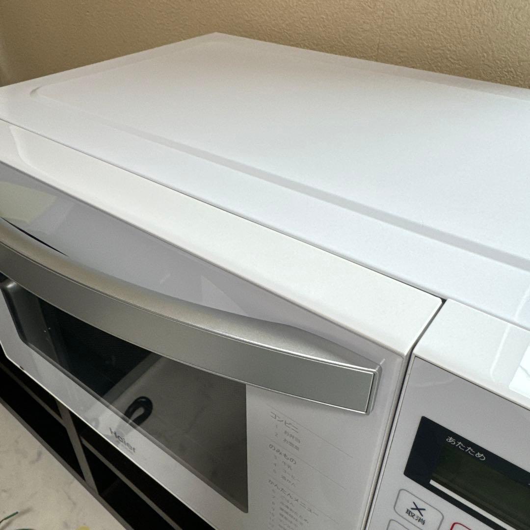 美品 Haier 2020年製 単機能電子レンジ ホワイト 18L ヘルツフリー