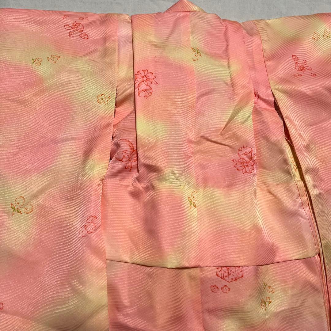 七五三　3歳　ピンク　被布　可愛い