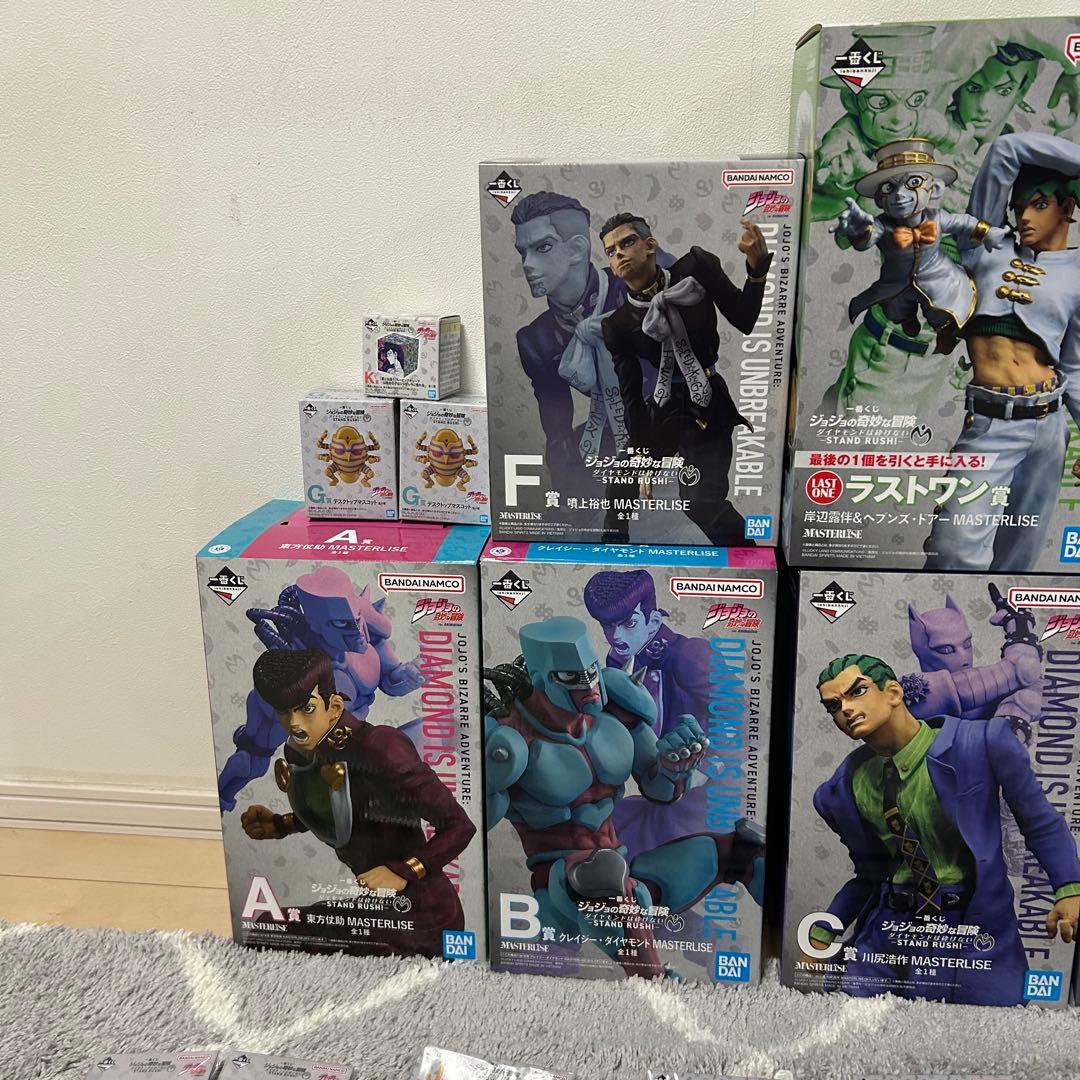 一番くじ ジョジョの奇妙な冒険　A B C D F G K H ラストワン賞　他