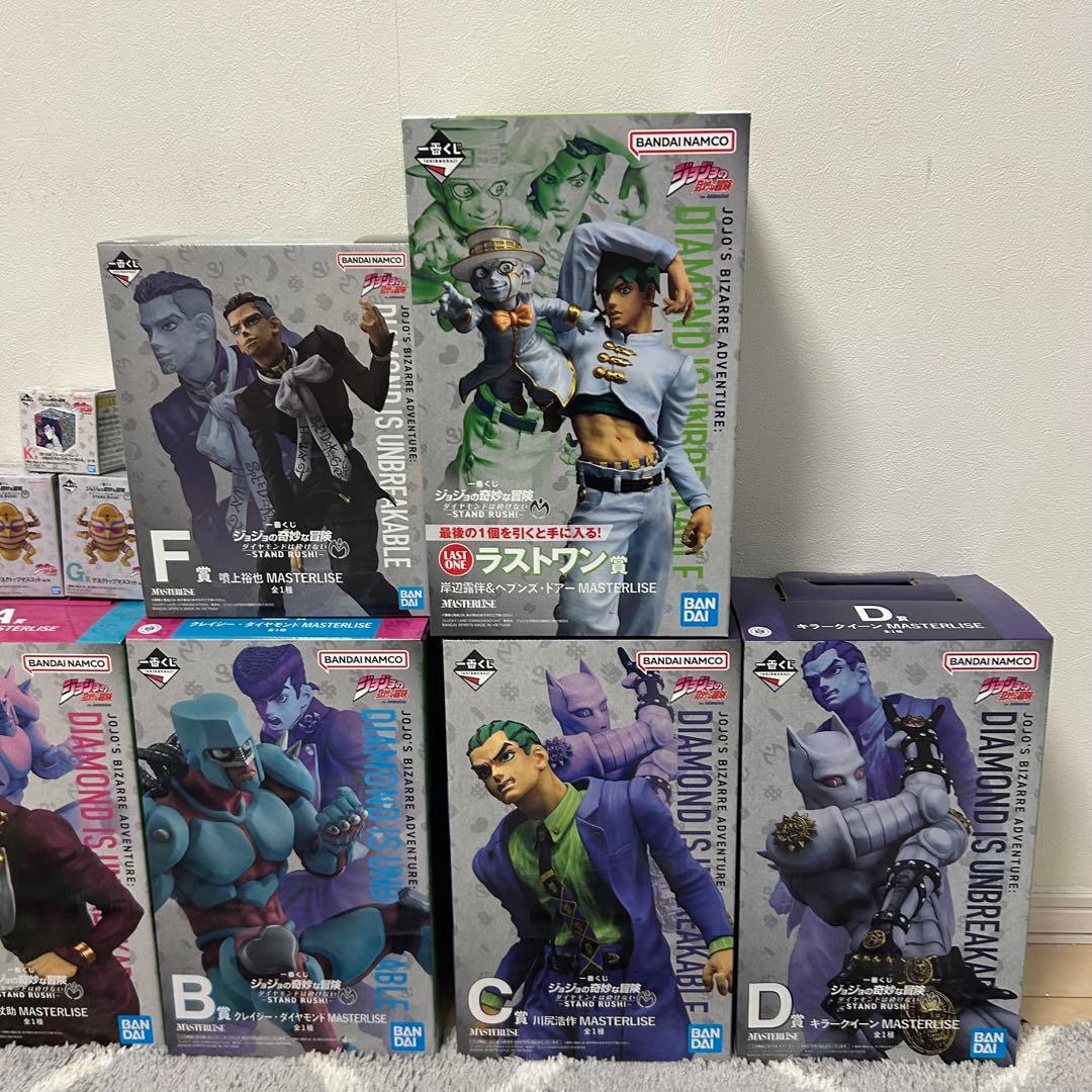 一番くじ ジョジョの奇妙な冒険　A B C D F G K H ラストワン賞　他