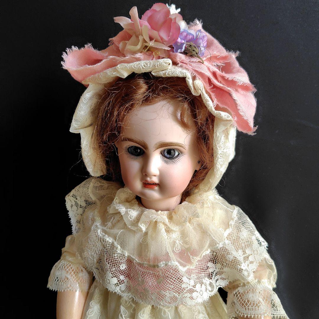 アンティークドール用ドレスとボネ