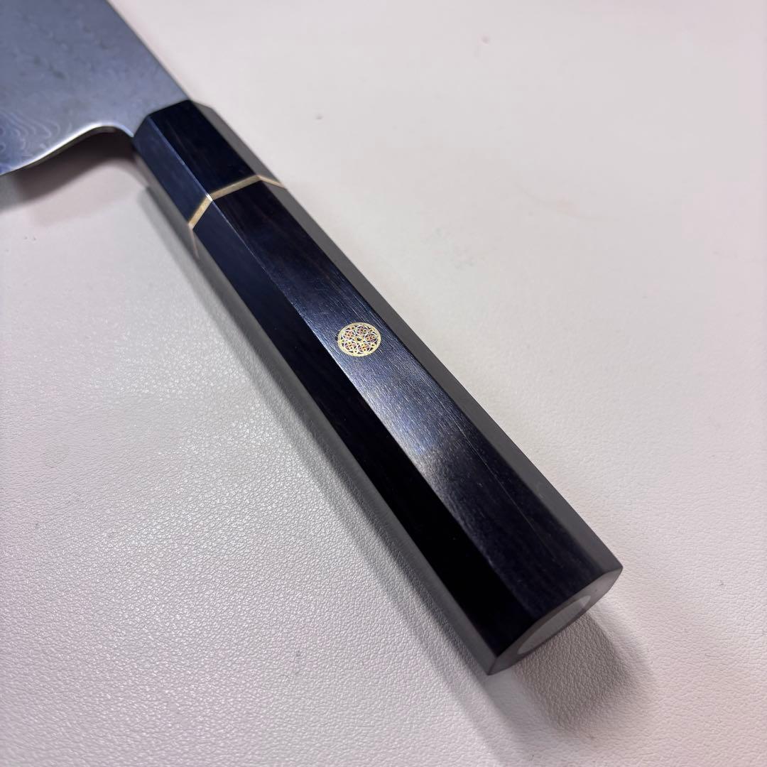 240mm 67層ダマスカスシェフナイフ 牛刀　黒檀八角柄 和包丁，