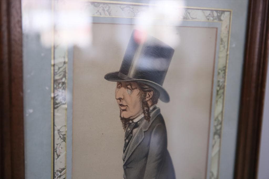 英国アンティークVanity Fair風刺画/カリカチュア(91-265-1)