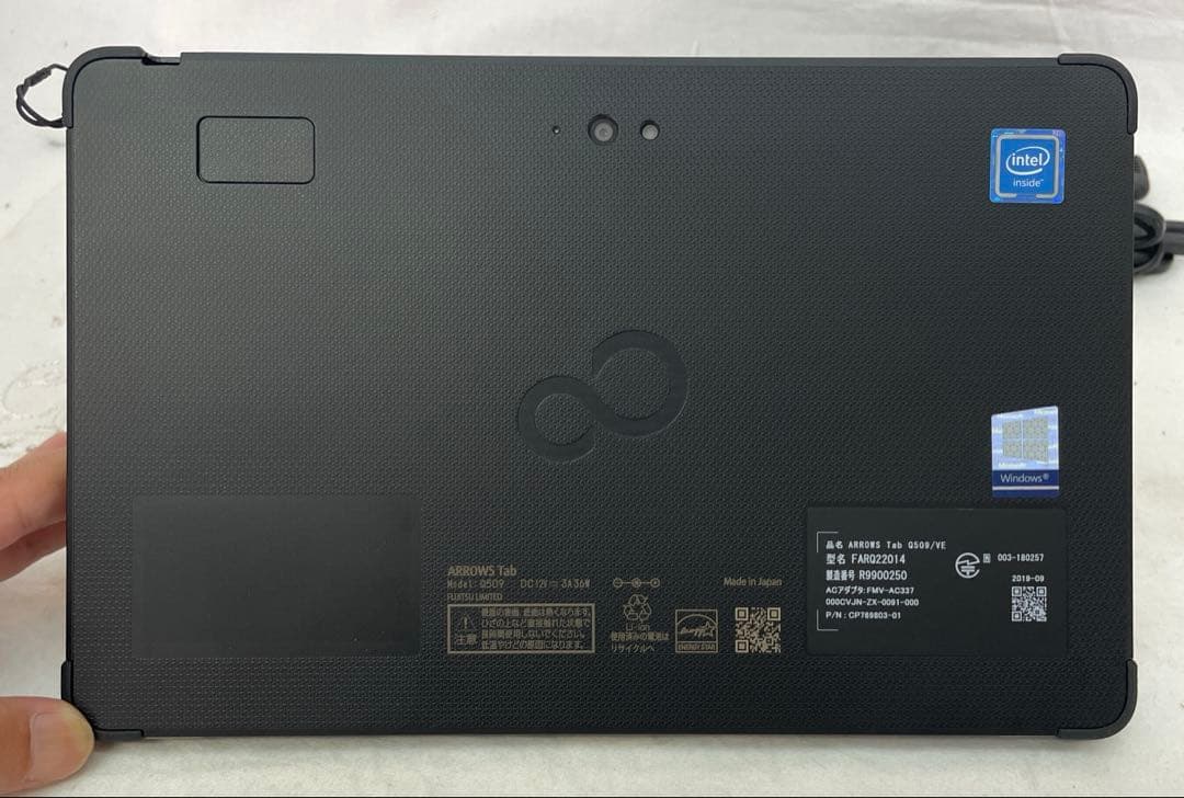 ARROWS Tab Q509/VE SSD128GB ペン付 美品　#B