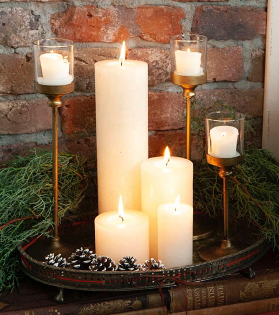 IRON CANDLE STAND Sサイズ2点　Lサイズ2点セット