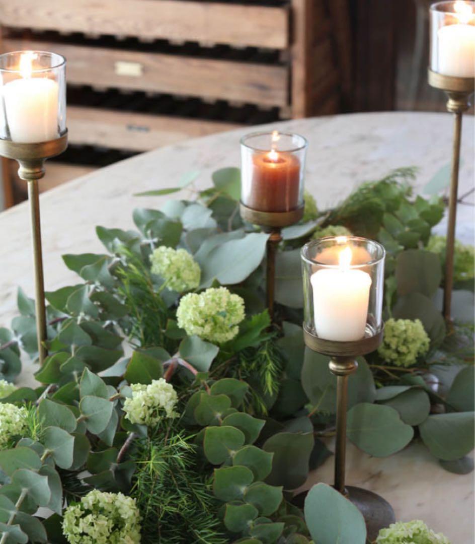 IRON CANDLE STAND Sサイズ2点　Lサイズ2点セット