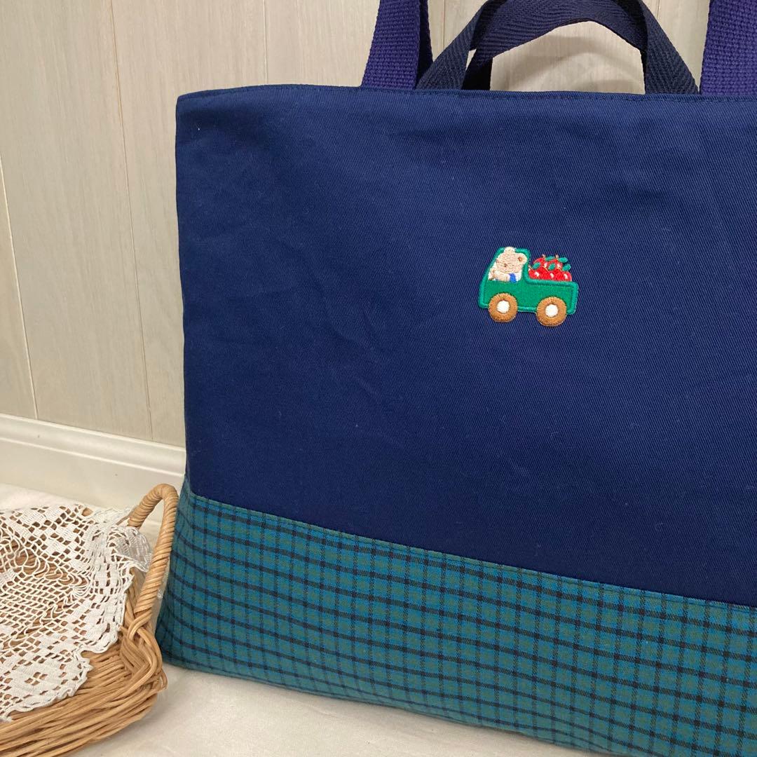 【再販】《ファミリア好きな方に》通園通学グッズ　5点セット　りんご　トラック
