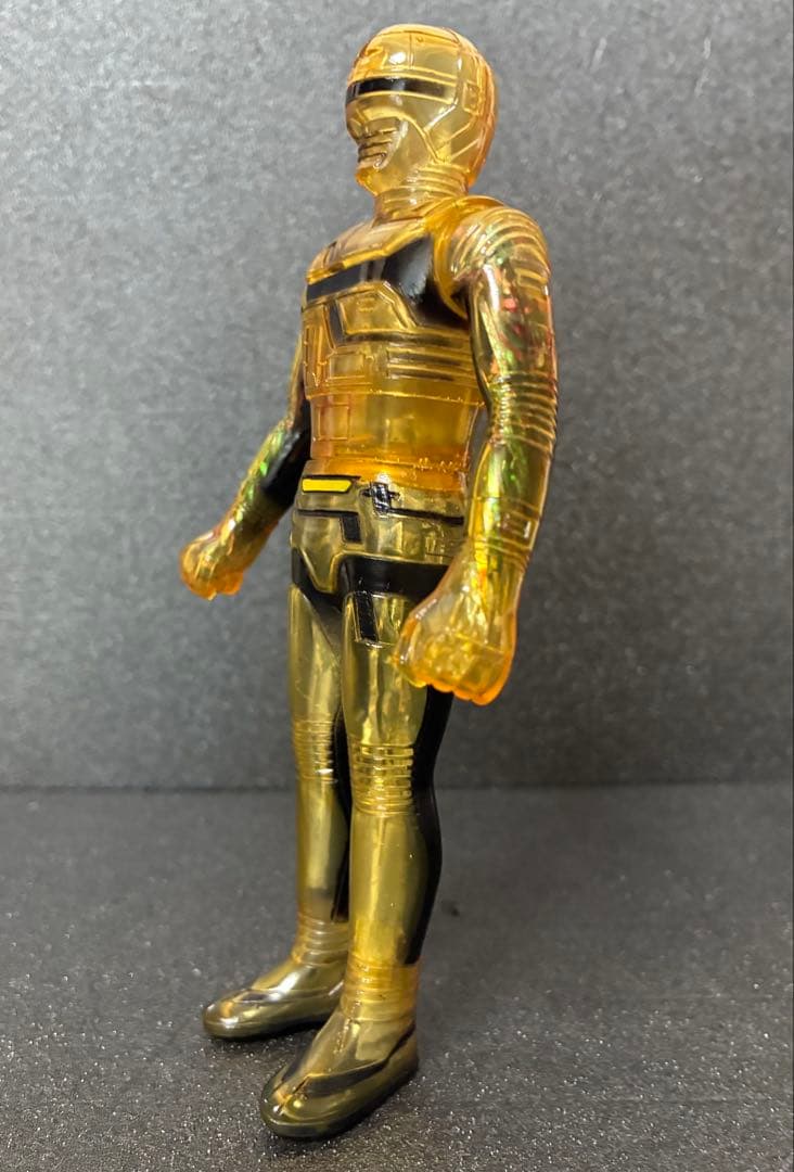 当時物　宇宙刑事ギャバン　クリスタルメタルヒーロー　ポピー　ソフビ　昭和レトロ