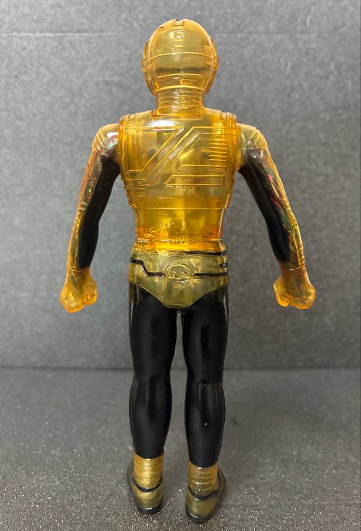 当時物　宇宙刑事ギャバン　クリスタルメタルヒーロー　ポピー　ソフビ　昭和レトロ