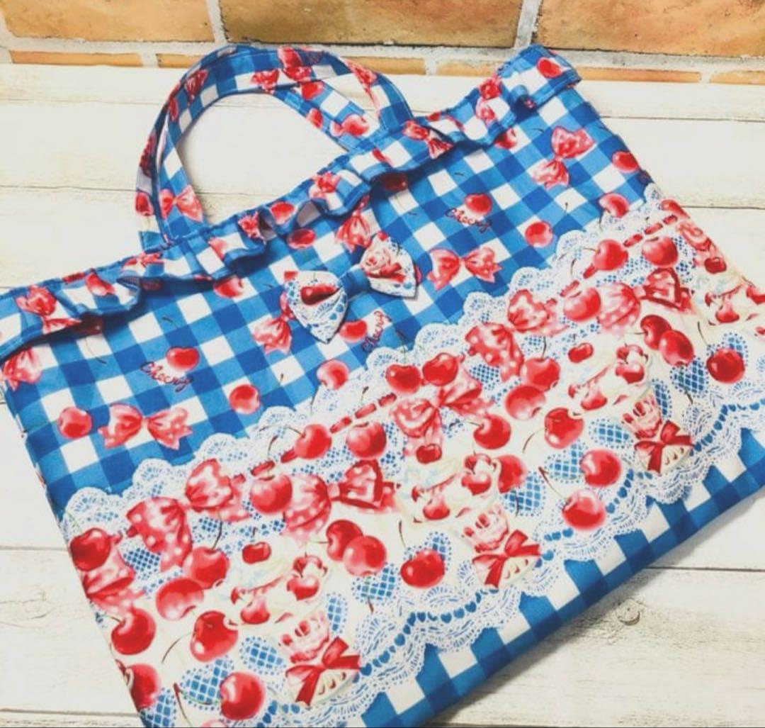 ユニコーン　ハンドメイド　レッスンバッグ　女の子　入学入園　セット　キルティング