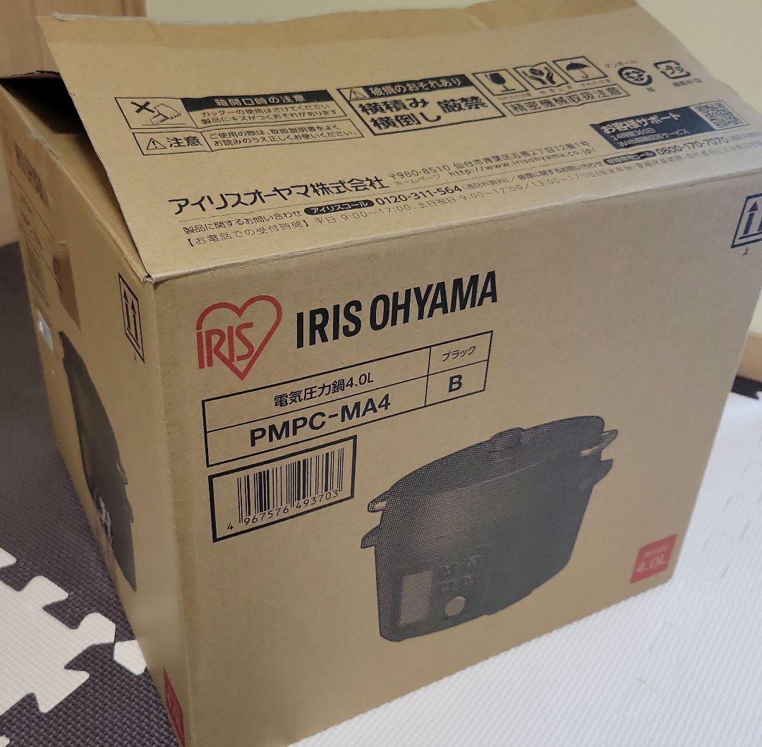 アイリスオーヤマ　電気圧力鍋4.0L　PMPC-MA4 ブラック