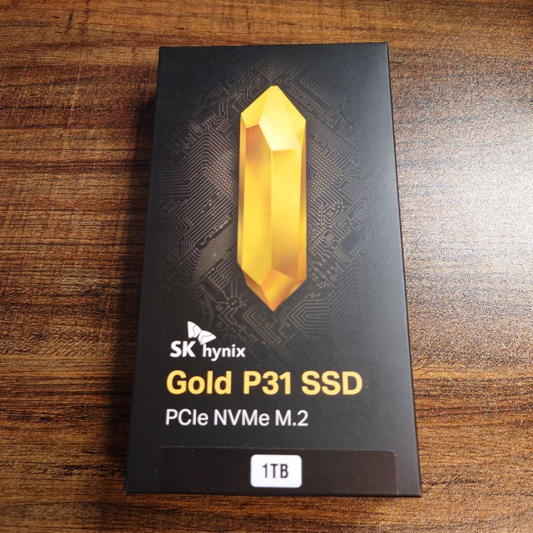 【ほぼ未使用】SK hynix Gold P31 1TB NVMe SSD