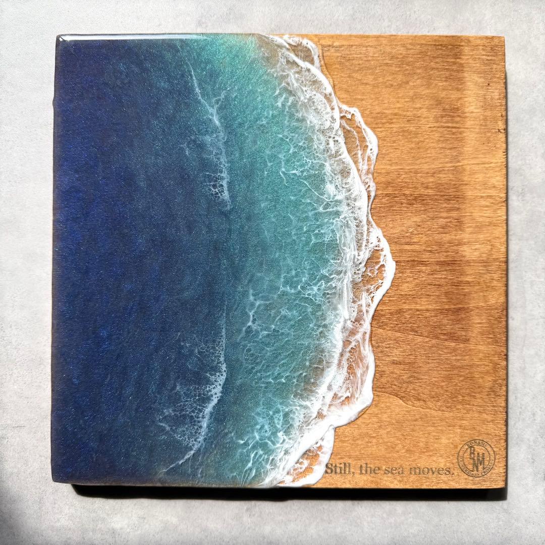 Square Ocean – 海のかけら【24cm×24cm】