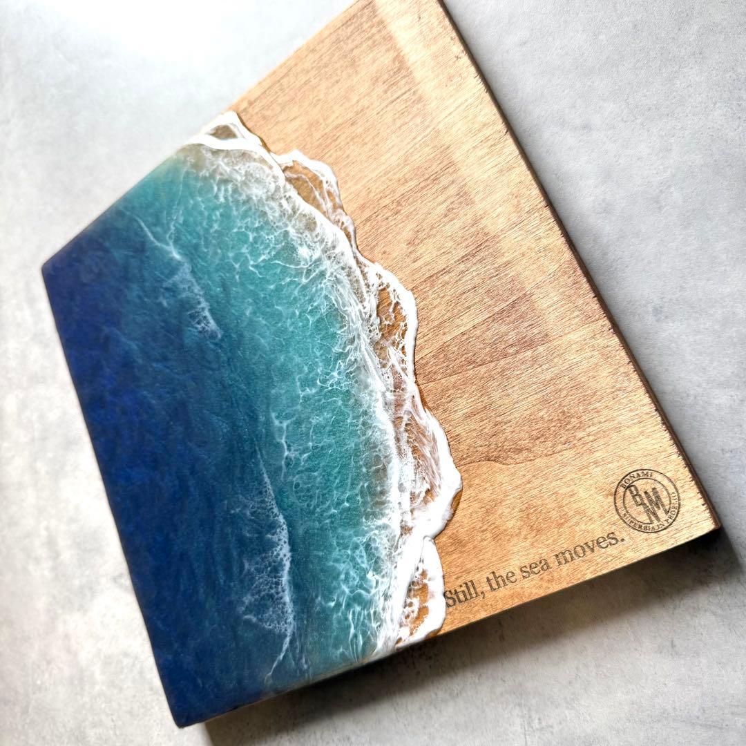 Square Ocean – 海のかけら【24cm×24cm】