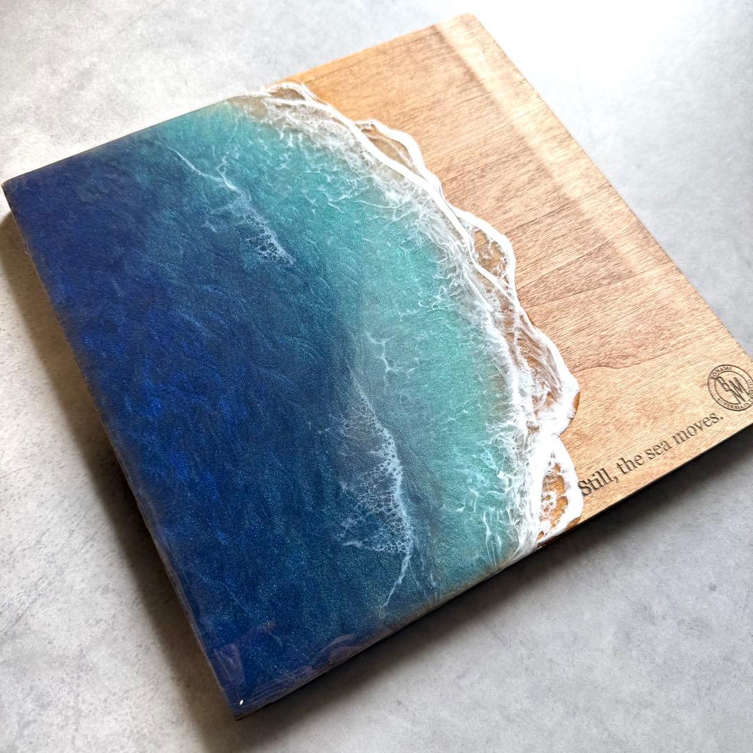 Square Ocean – 海のかけら【24cm×24cm】