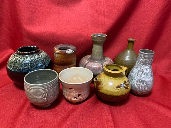 陶器　かなり古い　陶芸品　8個セット
