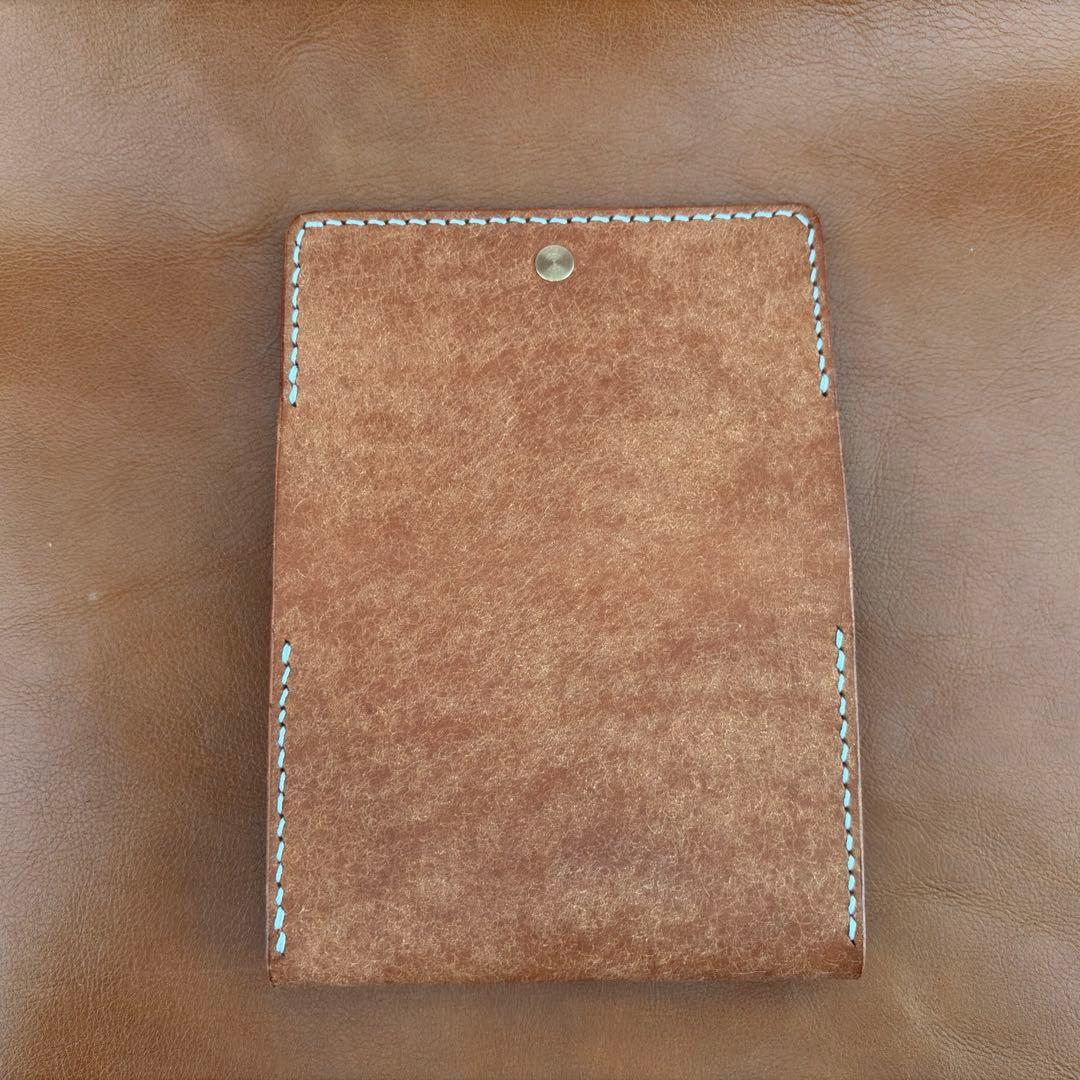 プリムホック　プエブロレザー　コニャック　名刺入れ