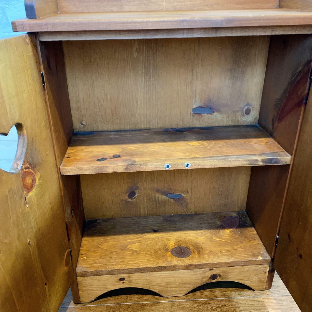 【もふ】カントリー家具　Hearty 木製ラック ハート　アメリカン