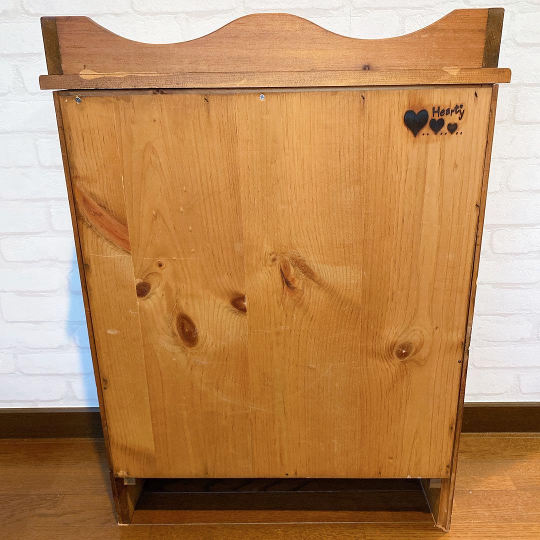 【もふ】カントリー家具　Hearty 木製ラック ハート　アメリカン